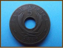 Восточная Африка 5 центов 1935 г.