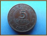Белиз 5 центов 1973 г.