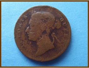 Стрейтс-Сетлментс 1 цент 1900 г.