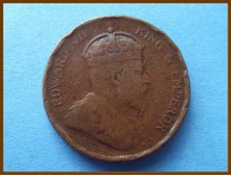 Стрейтс-Сетлментс 1 цент 1907 г.