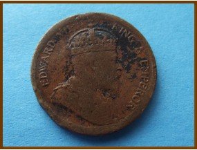 Стрейтс-Сетлментс 1 цент 1908 г.