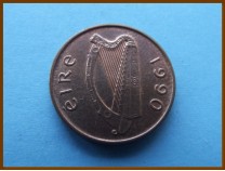 Ирландия 1 пенс 1990 г.