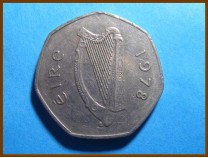 Ирландия 50 пенсов 1978 г.