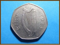 Ирландия 50 пенсов 1983 г.