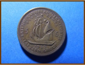 Британские Карибские территории 5 центов 1965 г.