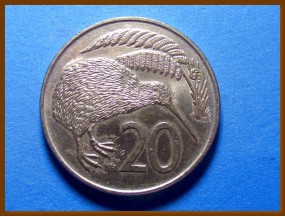 Новая Зеландия 20 центов 1979 г.