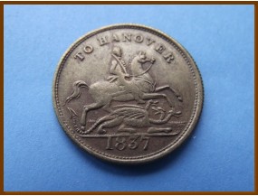 Великобритания жетон В Ганновер 1837 г.